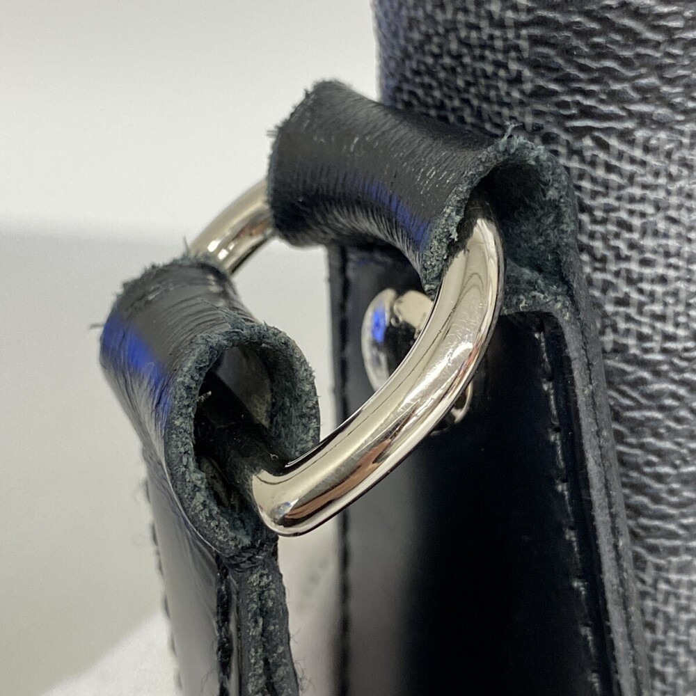 Louis Vuitton Damier Graphite Black Daniel Shoulder Bag Black - Picture 10 of 13